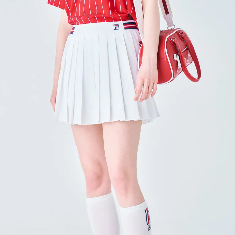 FILA Casual Short Skirts Women's White-6