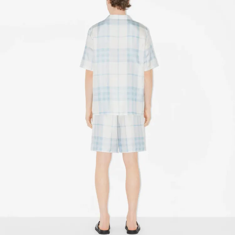 Burberry Checked Silk Shorts-2
