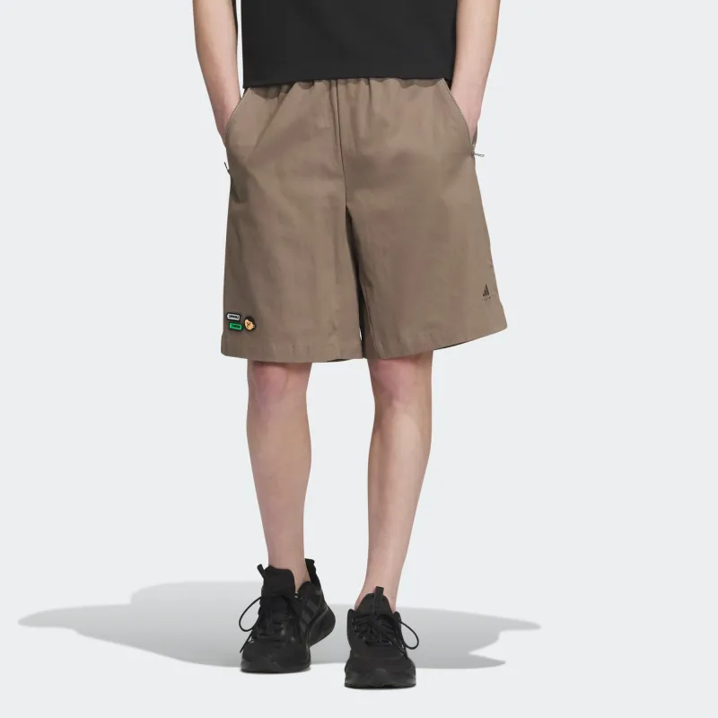 Adidas x SEEBIN SS23 Casual Shorts Men's Light Gray Brown-2
