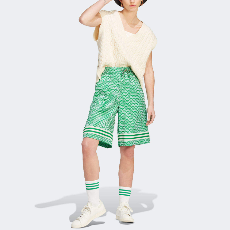 ハーフ・ショートパンツ adidas originals Adicolor 70s Satin Shorts-Green adidas Adicolor 70s Satin Shorts - Green | Free Shipping