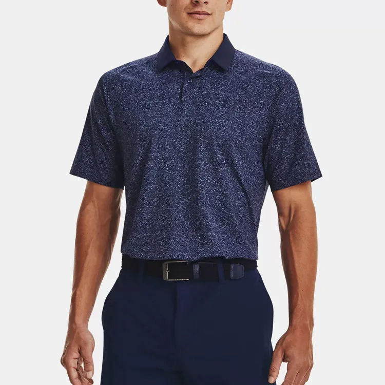 Under Armour Polo Shirts Men Midnight Dark Blue-3