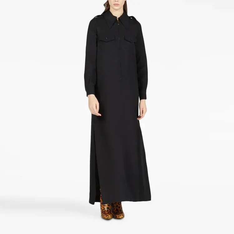GUCCI Belted Zipped Maxi Dress-3
