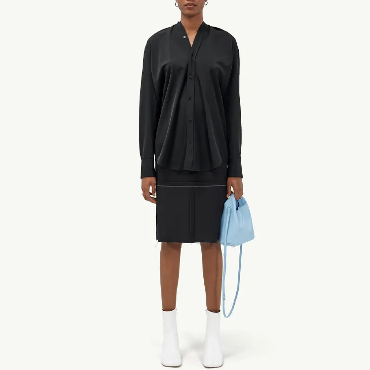 MM6 Maison Margiela Shirts Women's Black-3