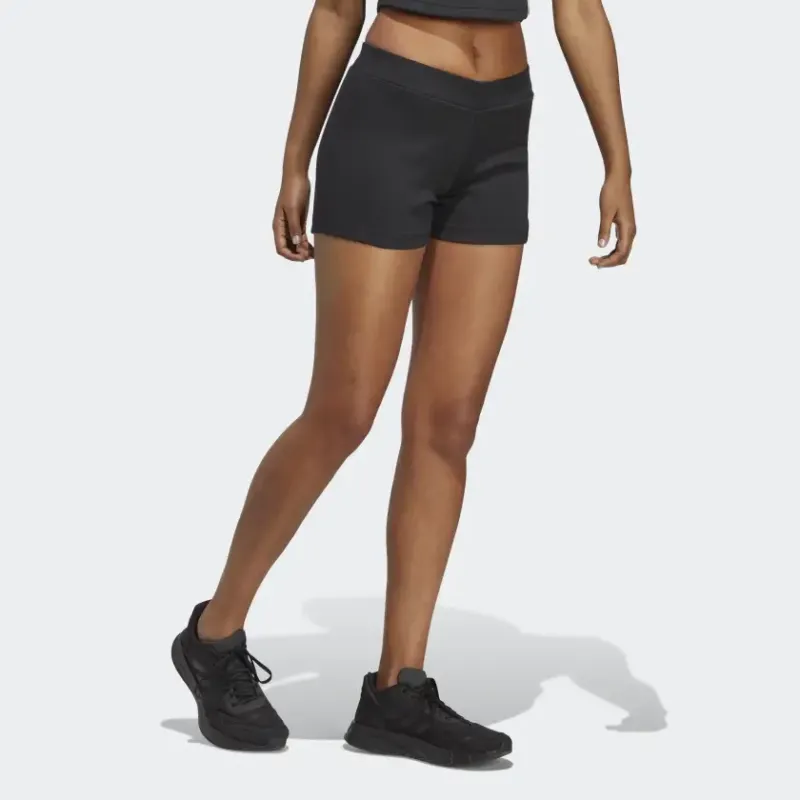 Adidas Lounge Casual Shorts Women's Black-3