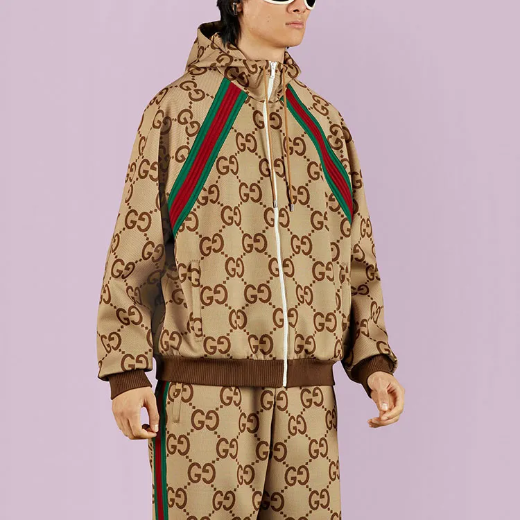 GUCCI Gg Supreme Hooded Jacket-3