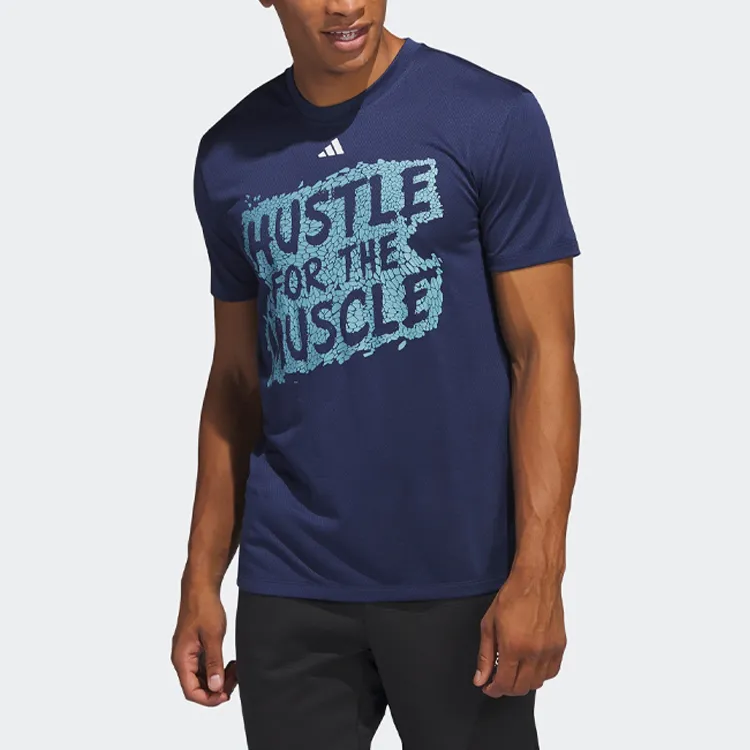 Adidas AEROREADY T Shirts Men Dark Blue-1