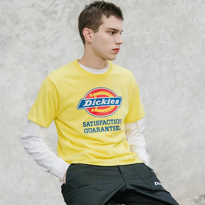 Dickies SS21 Straight Long-Sleeved T-Shirt Unisex Avocado Yellow-2