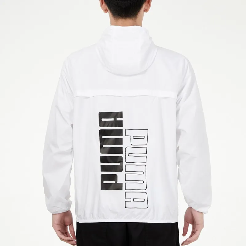 PUMA Athleisure Casual Jacket Men's White-4