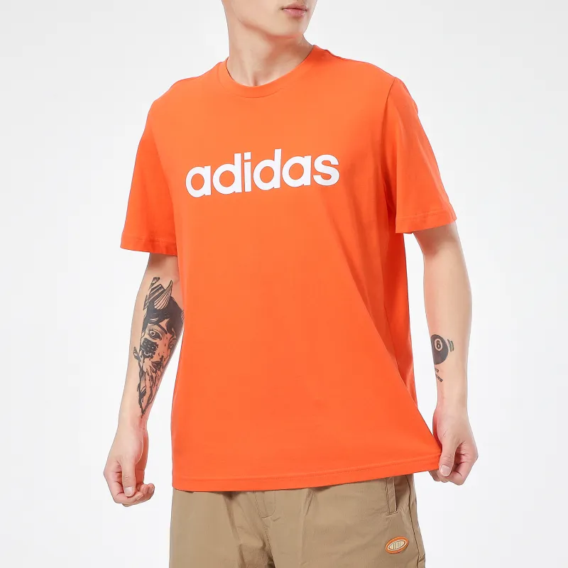 Adidas Free Shipping With AdiClub Aeroready Workout Silicone Print Linear Logo Training Tee-2