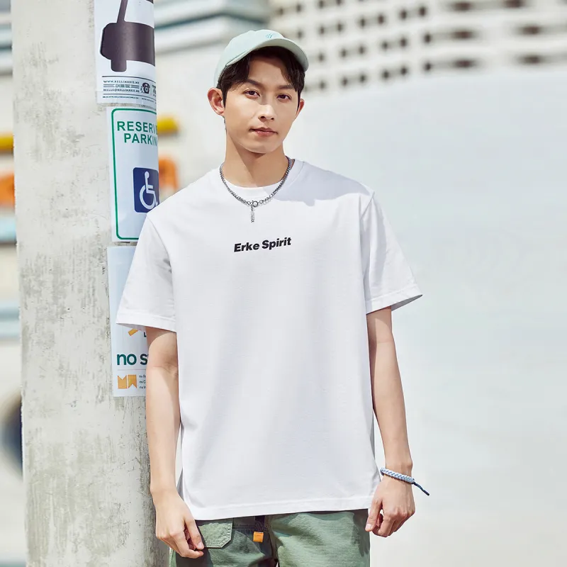 Erke Life Collection T Shirt Men's True White-2