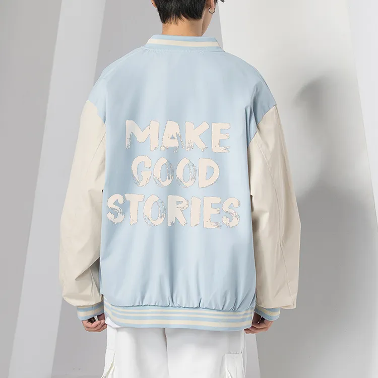 Yvette Thin Baseball Jacket Fall Unisex-19