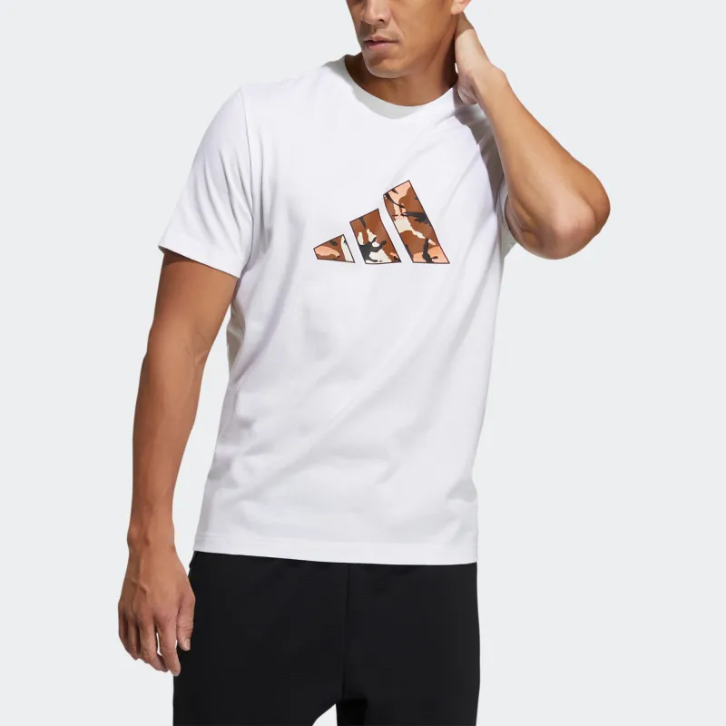 Adidas T Shirts Men White-1