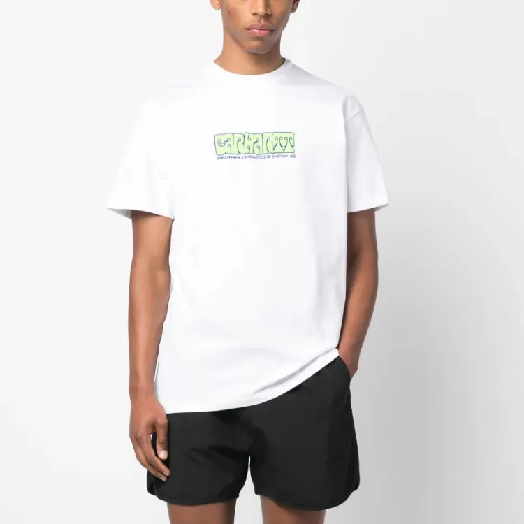 Carhartt WIP T Shirts Men White-3