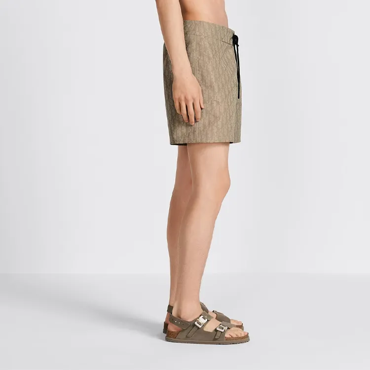 DIOR FW23 Swimming Shorts Men's Beige-4