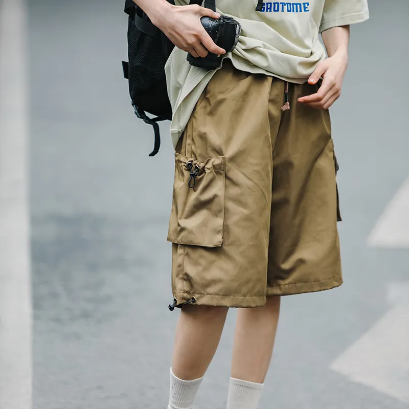 Saotome Cargo Shorts Unisex Coffee-4