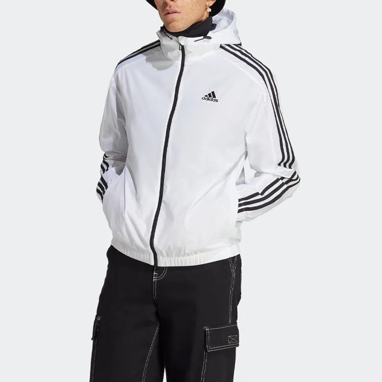 Adidas ESSENTIALSWindbreaker Jacket Men's White-3