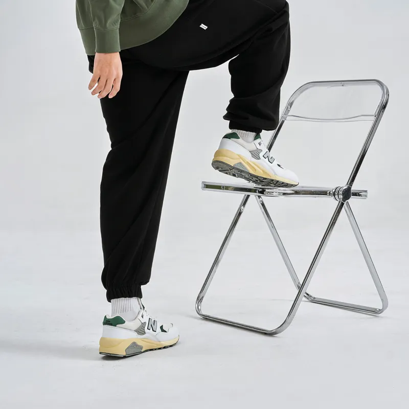 New Balance 580 White Nightwatch Green-6