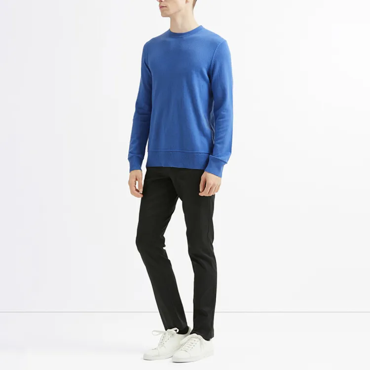 THEORY Cashmere Sweaters Men Bright Blue-3