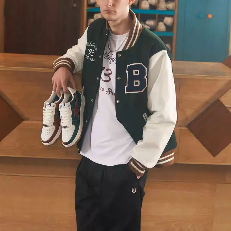 Bape X END. Varsity Jacket-2