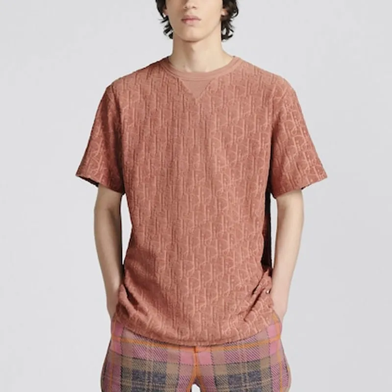 DIOR T Shirts Men Pink-2