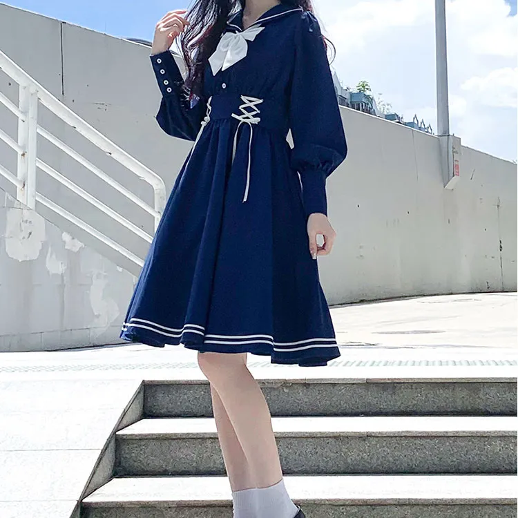 LALAJK Long Sleeved Dresses Women's-6