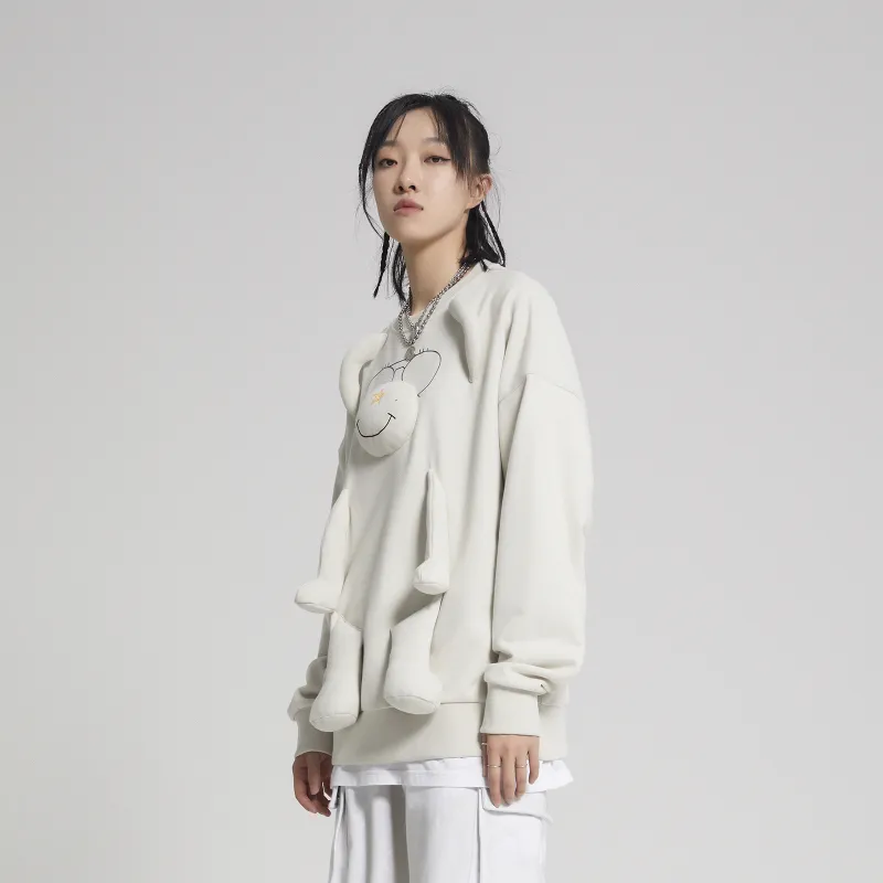 Thankque Crew Neck Sweatshirt Unisex-9