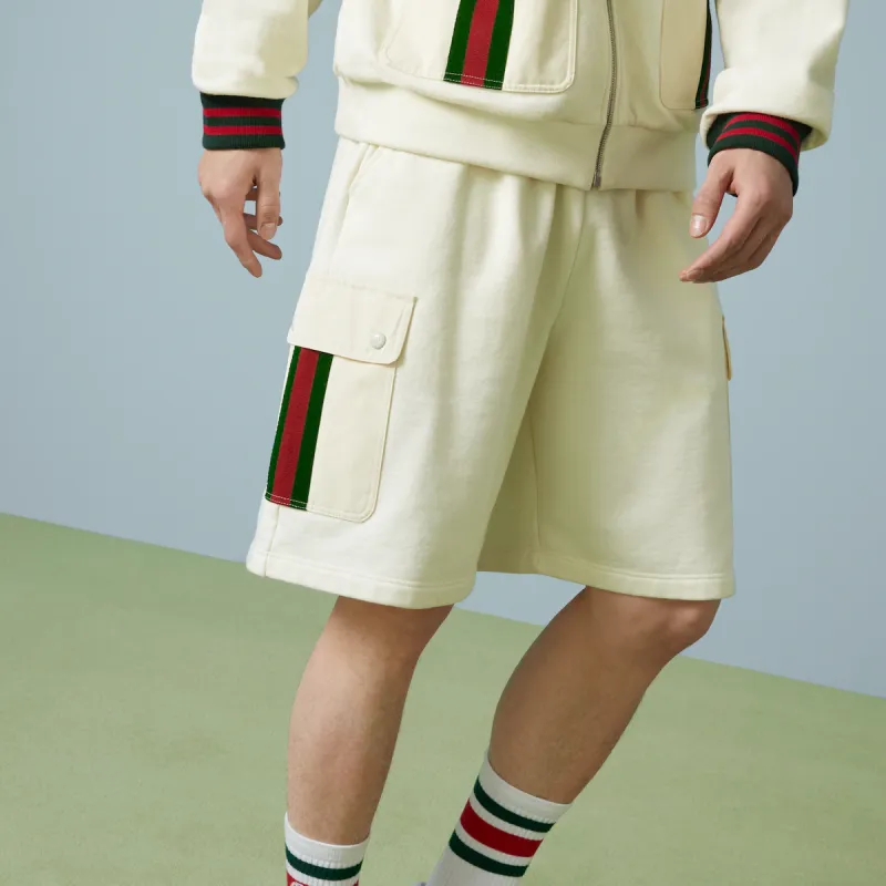 GUCCI Casual Shorts Men Ecru-2