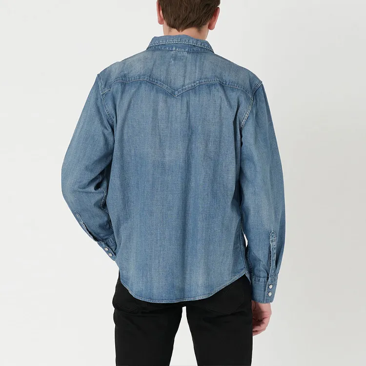 Levis Shirts Men Indigo-4