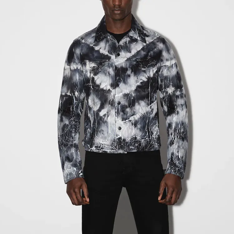 AMIRI Cracked Tie Dye Trucker-1