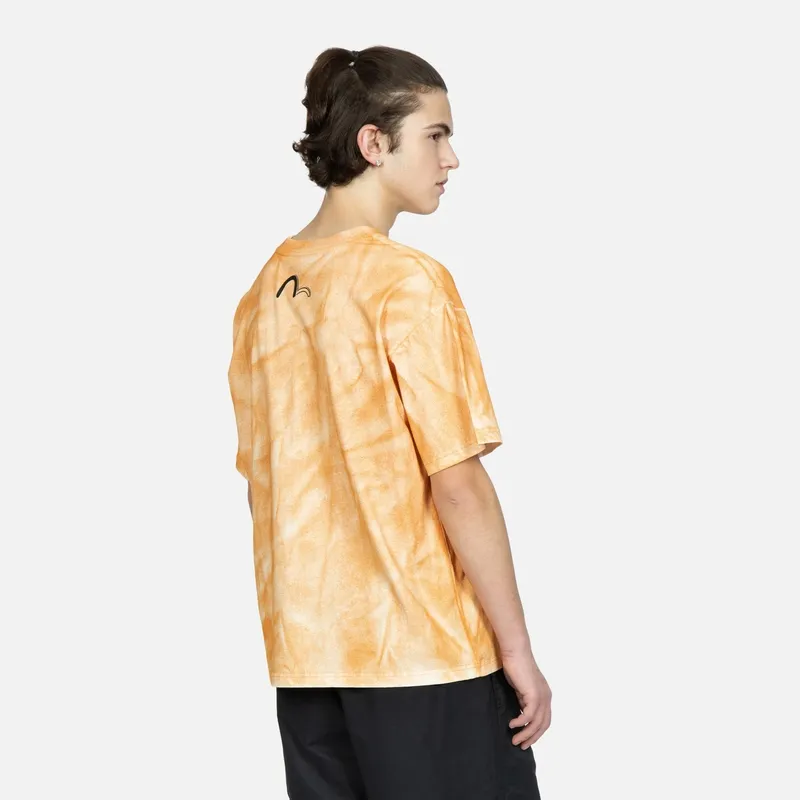 EVISU T Shirts Men Orange-3