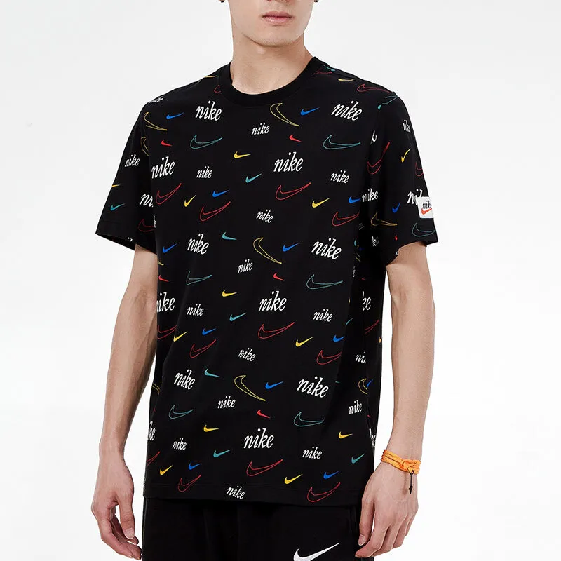 Nike T Shirts Men Black-4