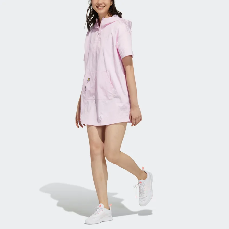 Adidas Neo Short Sleeved Dresses Women's Pink-1