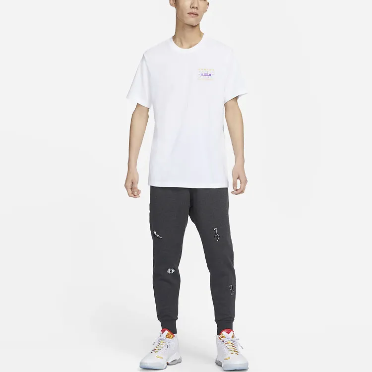 Nike T Shirts Men White-2