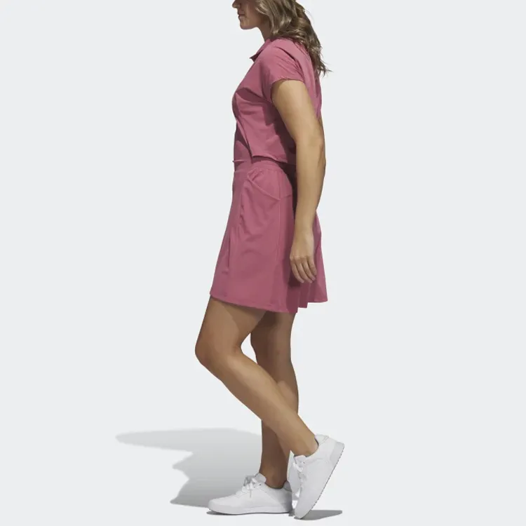 Adidas Short-Sleeved Dresses Women's Pink-5