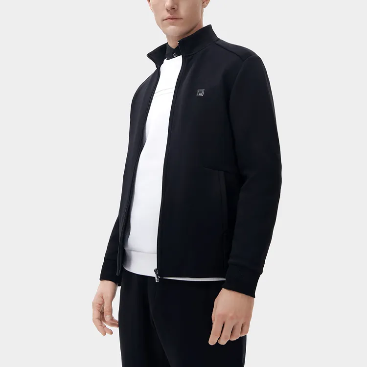 FILA Jackets Men Jet Black-5