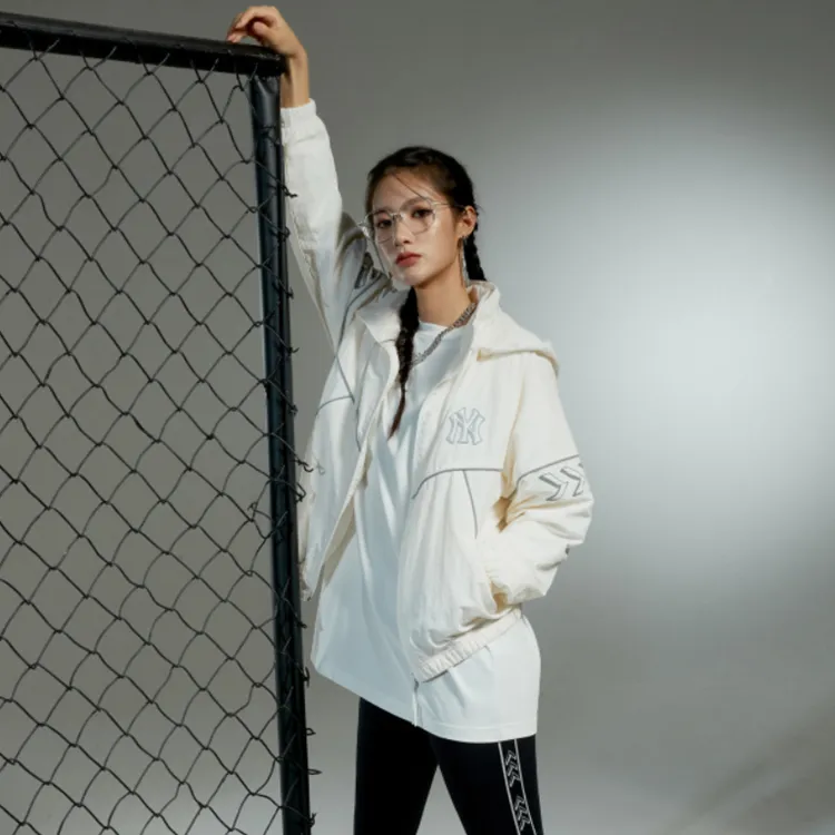 MLB New York Yankees Jackets Unisex Ivory White-2