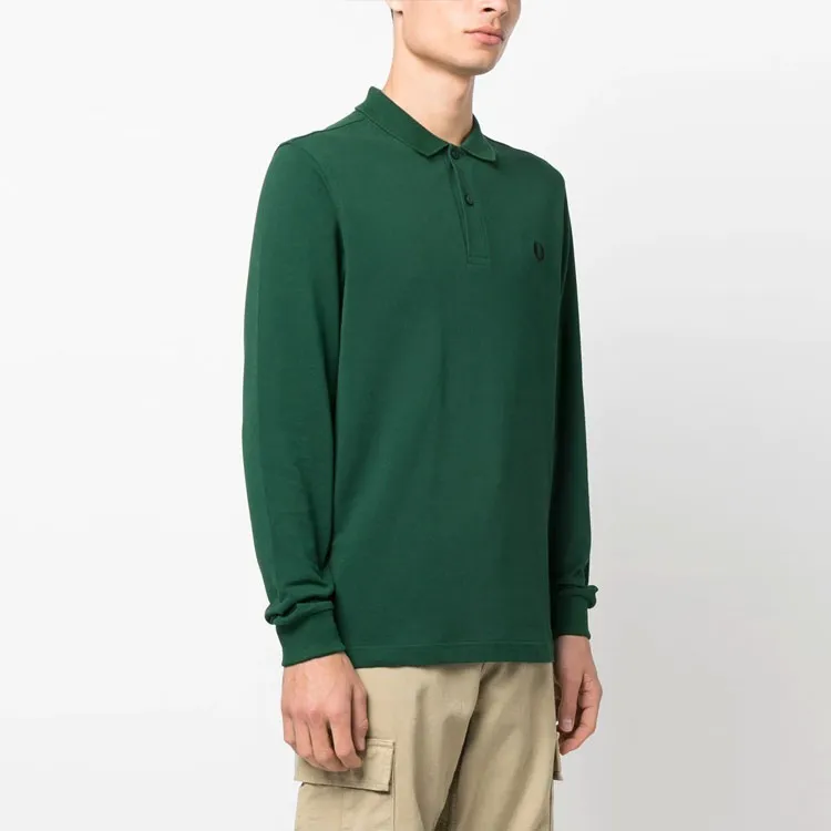 FRED PERRY Polo Shirts Men Green-3