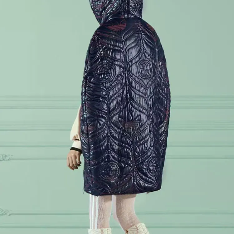GUCCI Adidas X Gucci Co-branded Series Jacket Women's Dark Blue-2