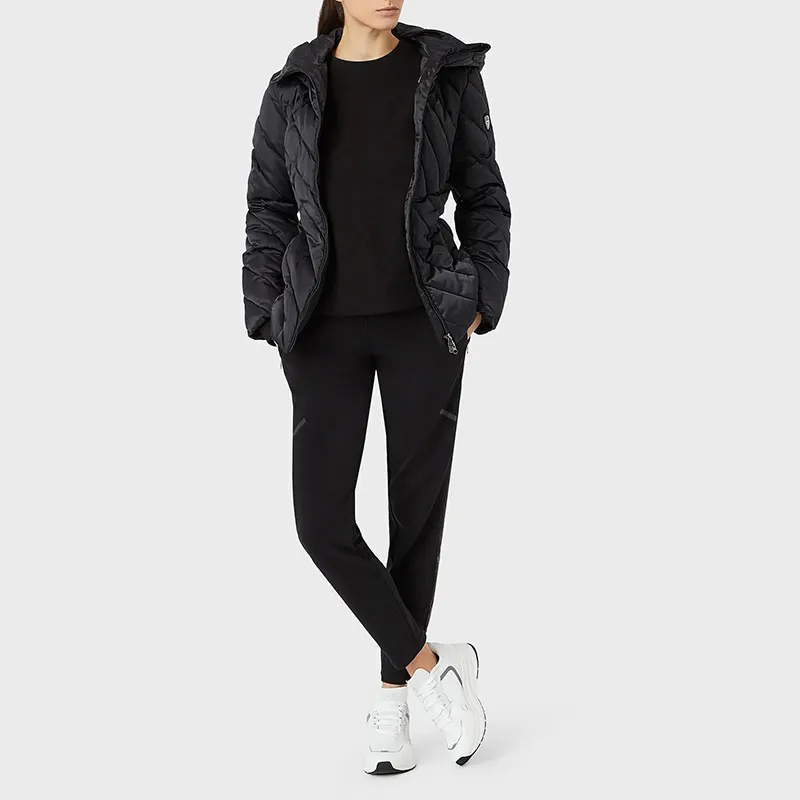 EMPORIO ARMANI Puffer Jacket Women's Black-2