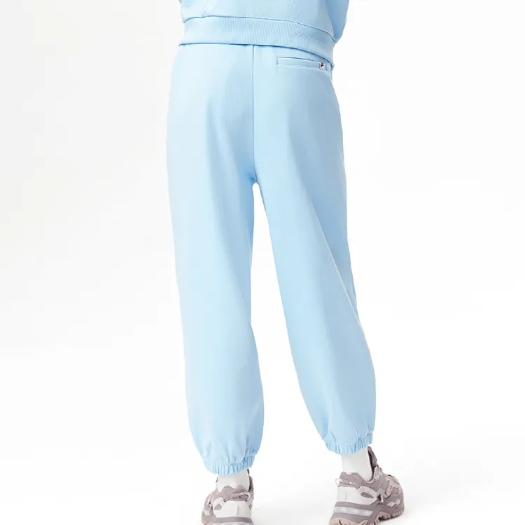 FILA FUSION Knitted Sweatpants Women's Narcissus Blue-2