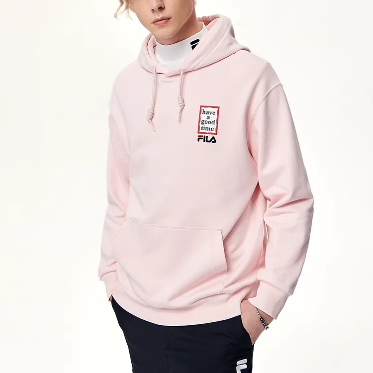 FILA Have A Good Time Collection Sweatshirts Unisex Shy Bride Pink-5