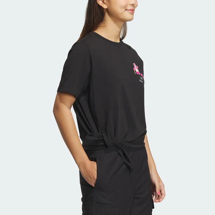 Adidas Neo x CAOMEIXIONG,LIANMINGKUAN SS23 T Shirt Women's Black-3
