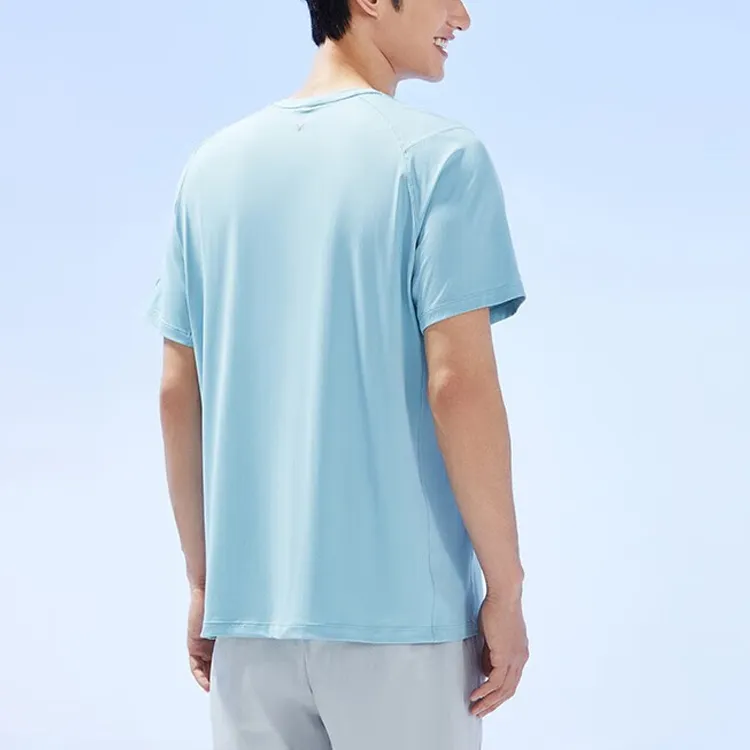 Anta Running Collection T Shirt Men's Sky Smoke Blue-2