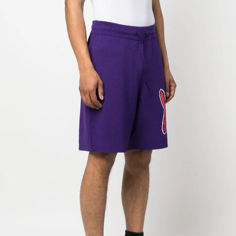 Y 3 Logo print Track Shorts-3