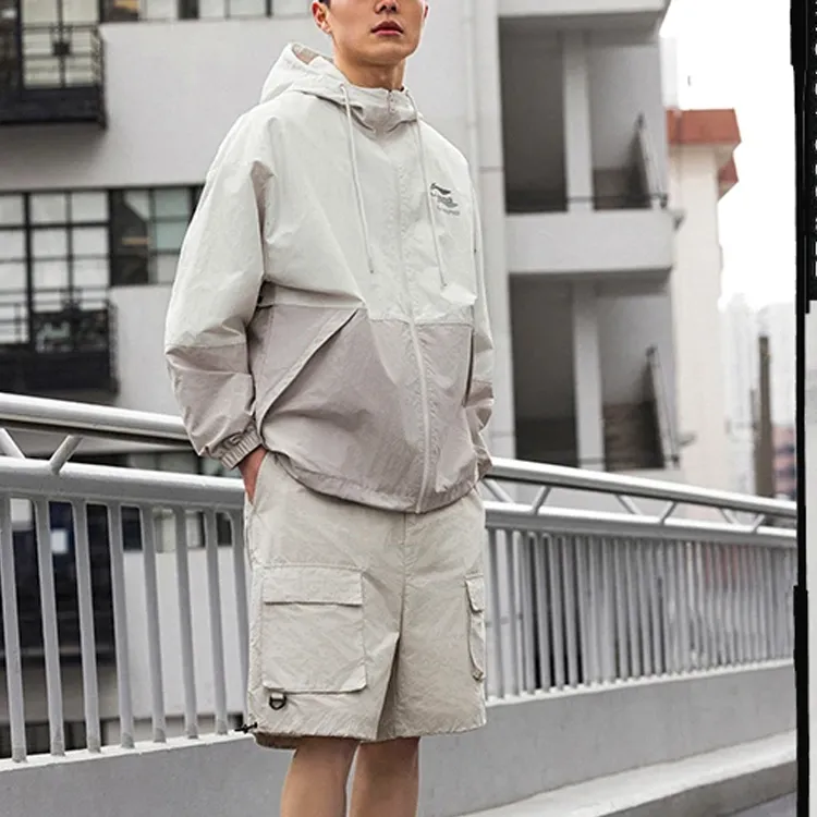 LiNing Sports Fashion Collection Jacket Unisex Silver Birch Gray-2