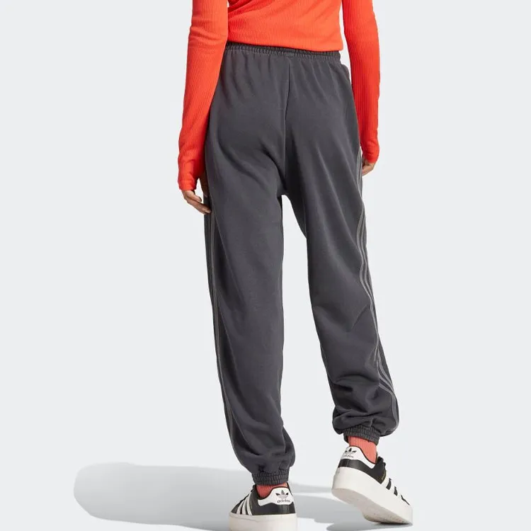 Adidas Originals Knitted Sports Pants Women's Carbon Black-2