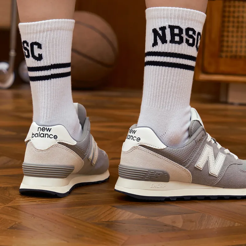 New Balance 574 Grey White 2023-5