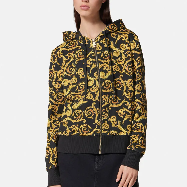VERSACE JEANS COUTURE Sweatshirts Women's Black Gold-2