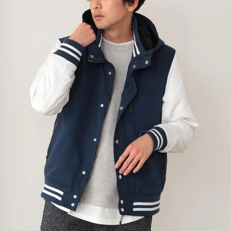 Beams Jackets Men Marine Blue-4
