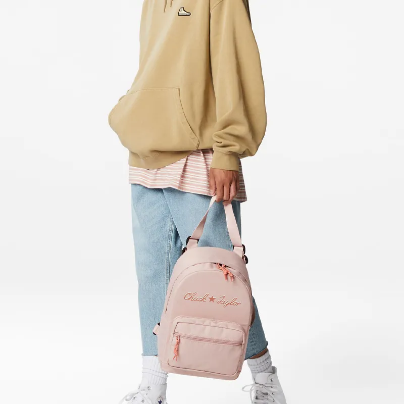 Converse Polyester Backpack Mini Unisex Pink-6